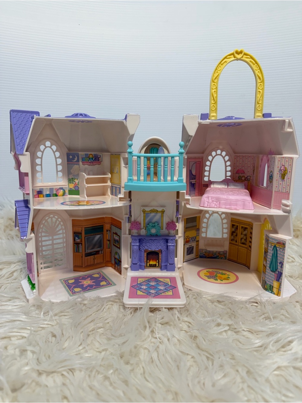 Fisher-Price 2003 Loving Family Sweet Streets Victorian House Play Set - Picture 4 of 5